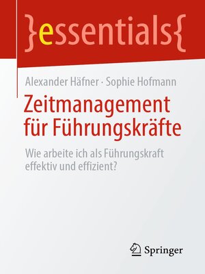 cover image of Zeitmanagement für Führungskräfte
